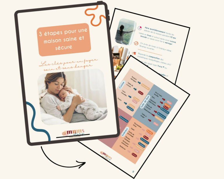 Plaquettes promotionnelles "Etapes pour une maison saine et sécure" Mums Story